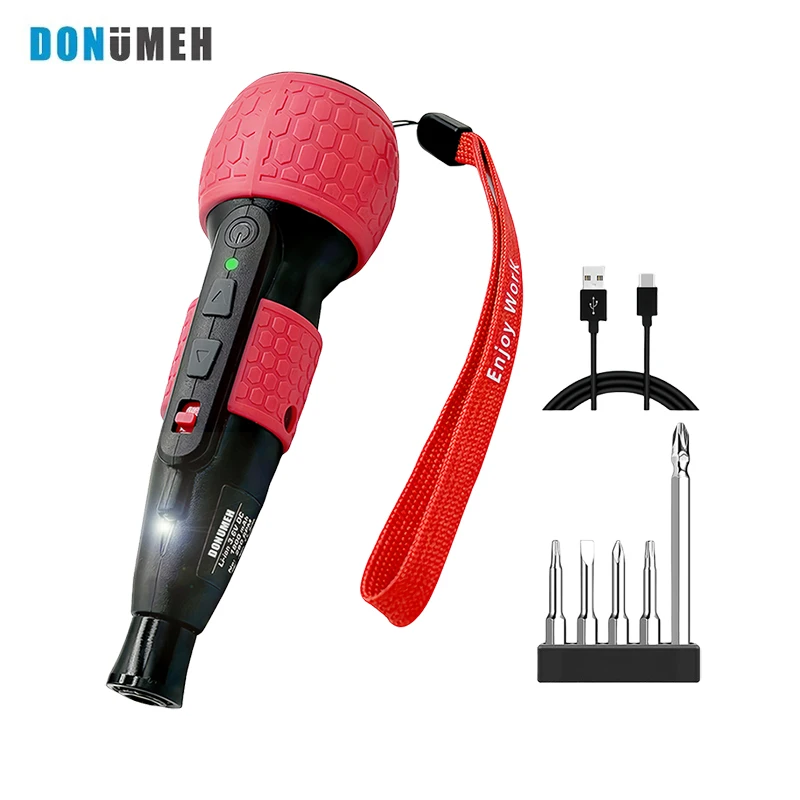 

Cordless Electric Screwdriver 3.6V Mini Power Tool Rechargeable Lithium Battery Torque adjustment Led Light Home Maintenance