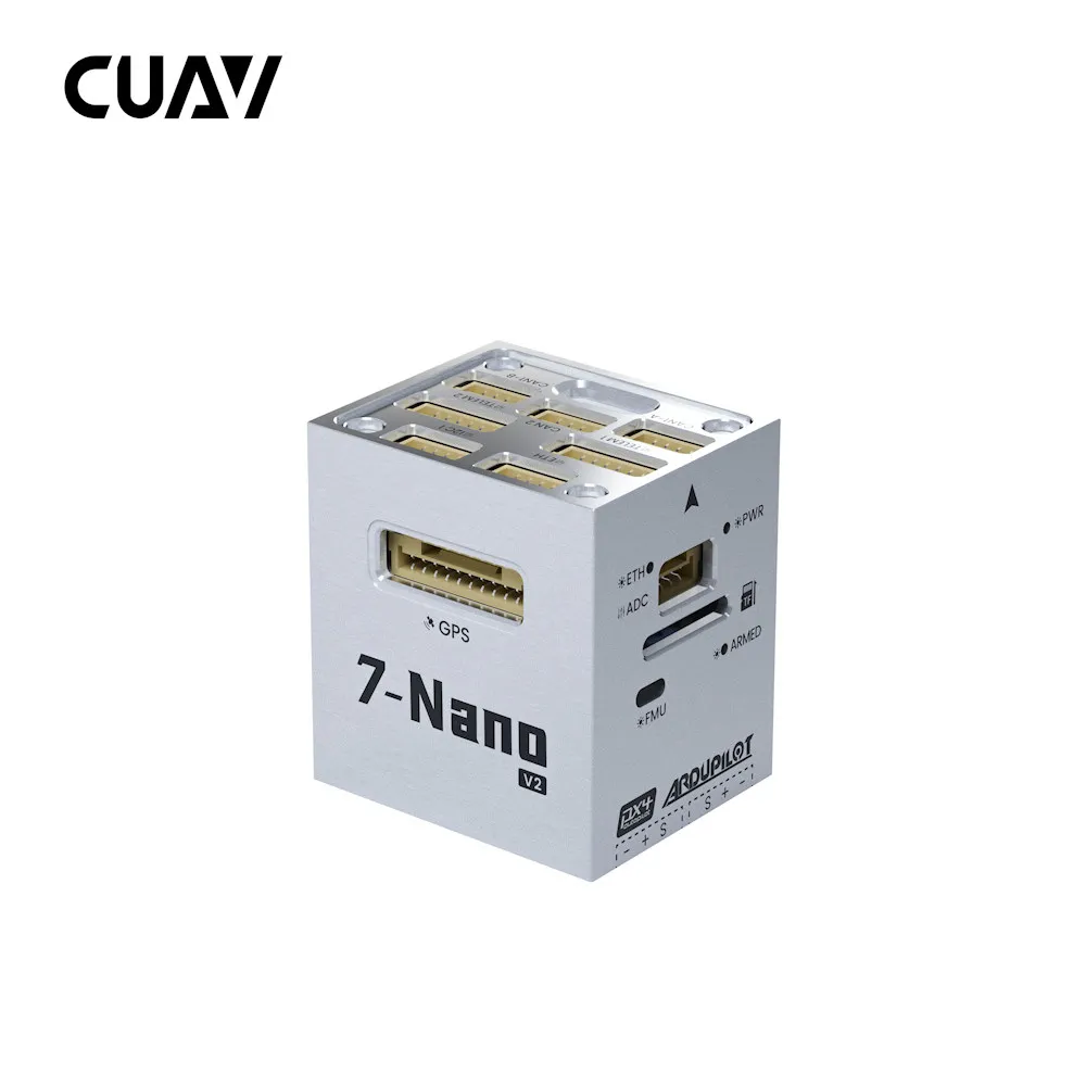 CUAV New 7-NANO V2 Flight Controller, Open-Source Autopilot for RC Drones, Multirotor & Fixed-Wing, Supports APMPX4