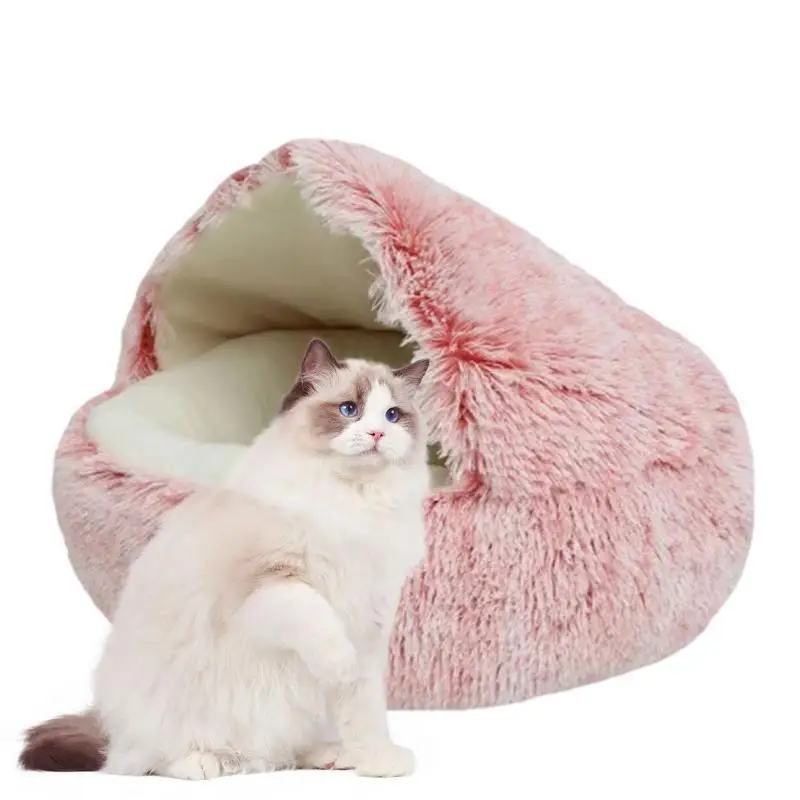 Indoor Cat Cave Soft Cat Round Sleeping House Pet Supplies Nest Bed For Cats Dog Kitten Puppy For Home Garage Corridor Backyard