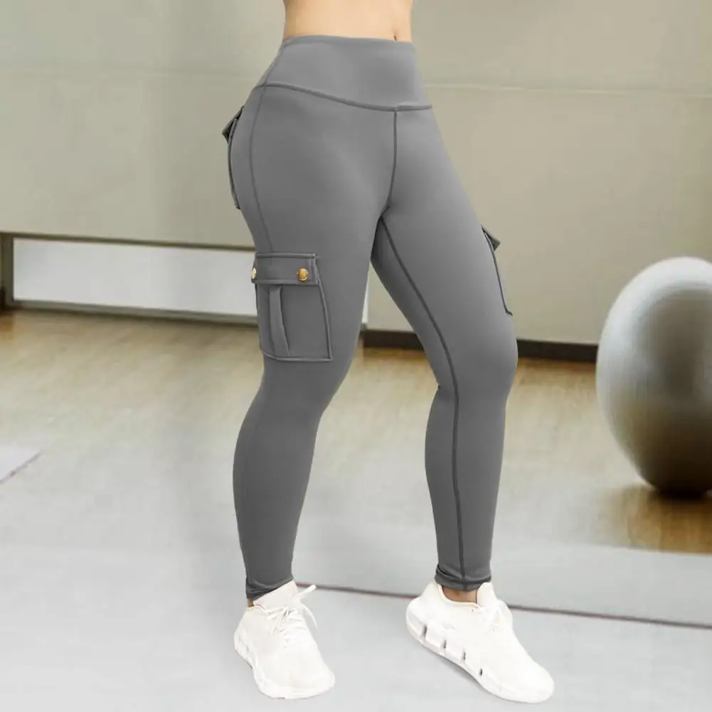 High-waist Yoga Leggings Butt-lifting Leggings High Waist Elastic Yoga Pants for Women Slim Fit Quick-drying for Jogging