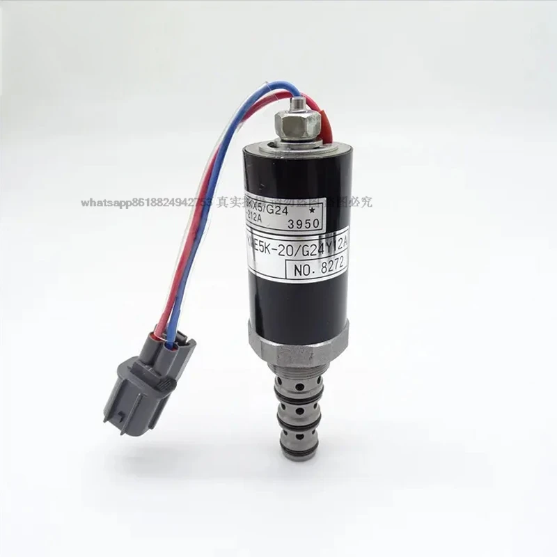 

YN35V00005F2 KWE5K-20/G24Y12A Hydraulic Solenoid Valve For Kobelco Excavator SK200-2 SK200-5