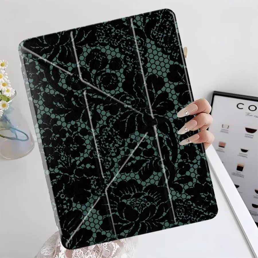 

Datura Flower Pattern Art Tablet Case For iPad Air 4 5 M3 M2 1 2 M4 11inch Pro 2025 Mini 6 7 Pro 11th 10th 9th 8th 7th 12.9inch