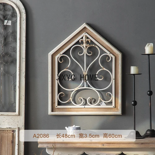 

American Retro Fake Window Wall Decoration B & B Bar Background Wall Pendant Creative Decoration