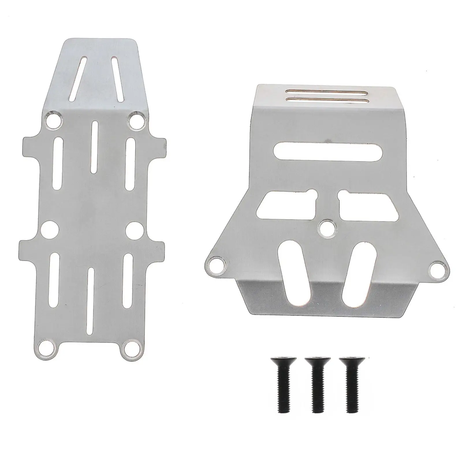 

Защитные пластины из нержавеющей стали в масштабе 1:10 для радиоуправляемых игрушек, аксессуары «сделай сам»