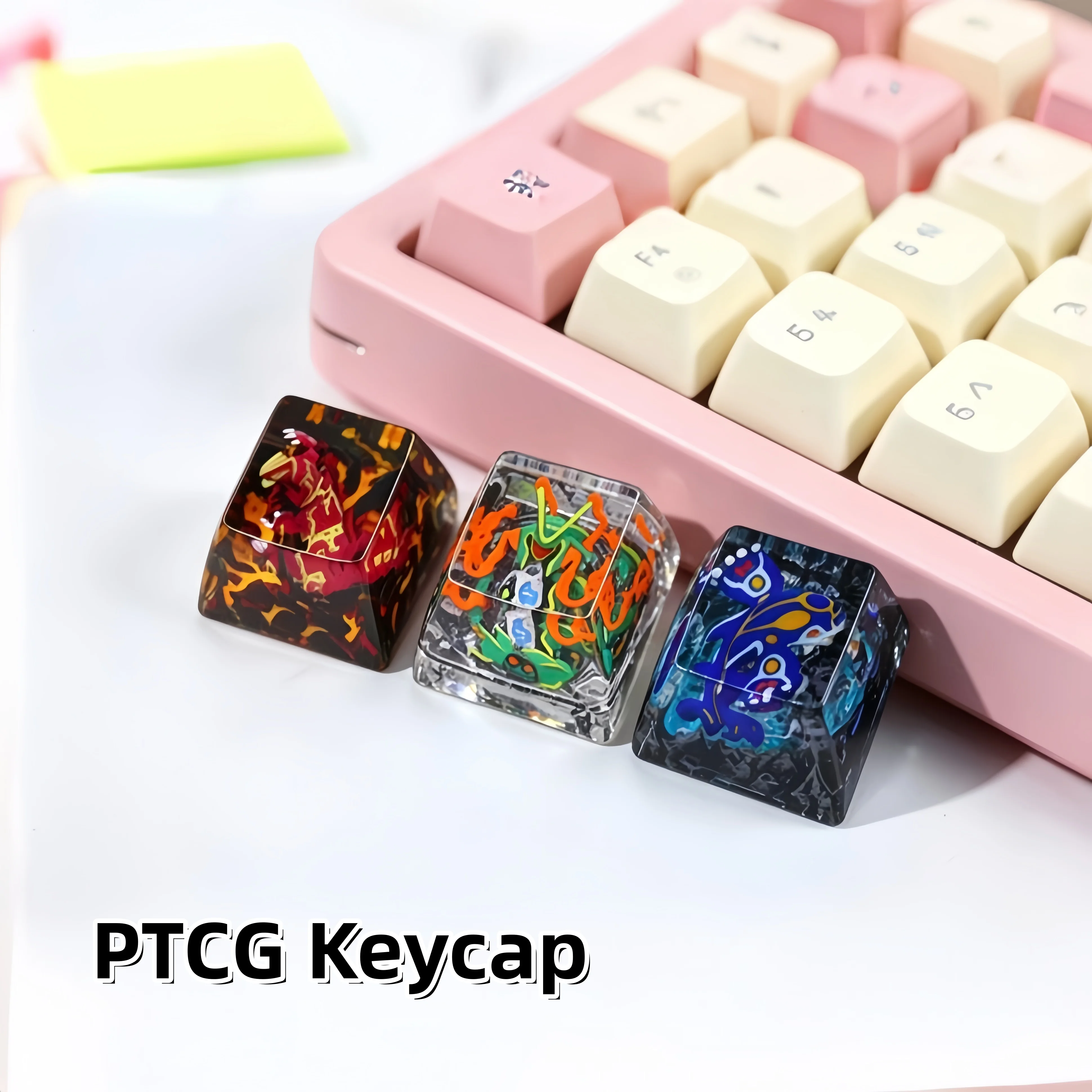 ptcg-ancient-trio-rayquaza-groudon-kyogre-keycap-in-resina-trasparente-3d-stereoscopico-artigianale-per-tastiera-meccanica