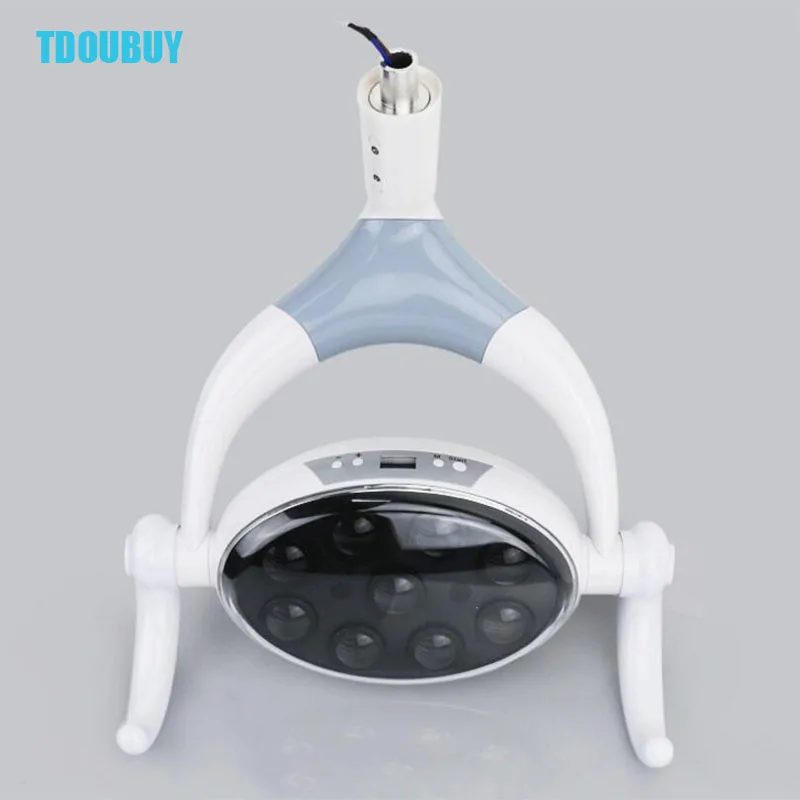 Tdoubuy 28W 8ระดับของการปรับแสงแบบเต็มทางการแพทย์หลอดไม่มีเงาในช่องปากหลอดไฟฝังในช่องปาก