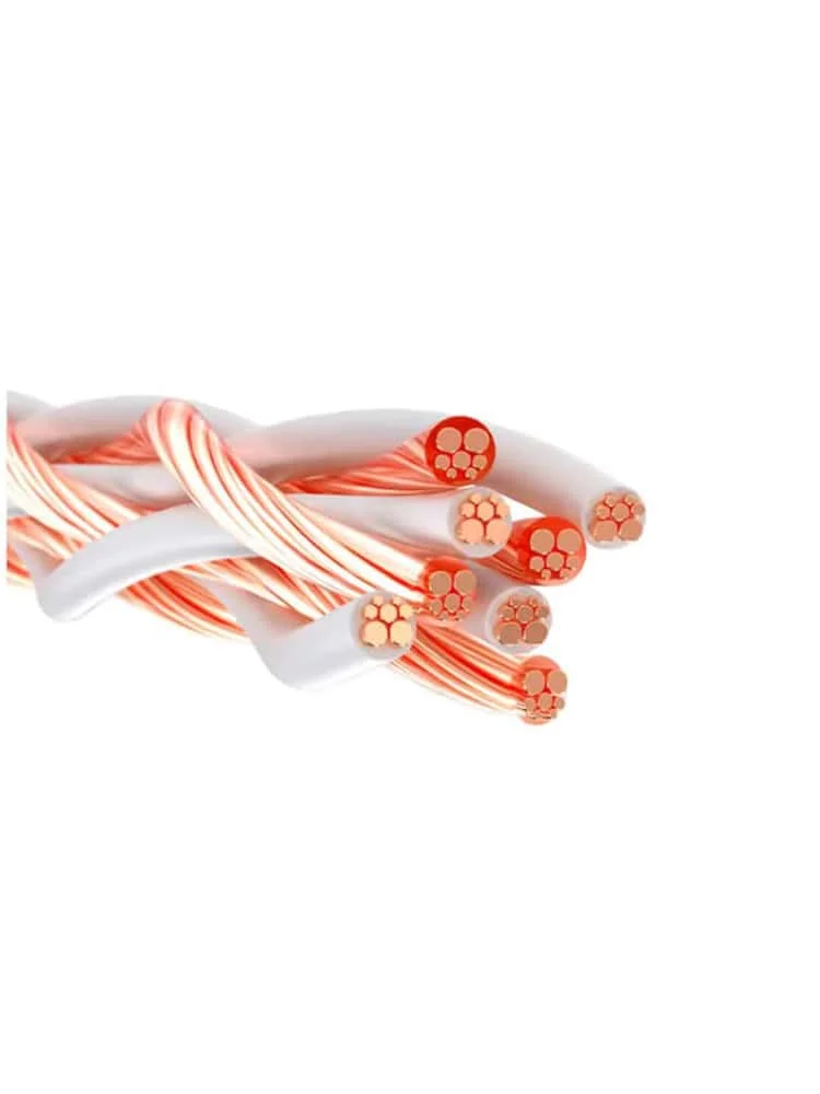 Przewód głośnikowy 4TC OCC 8 żył, izolowany PTFE, sprzedawany na metry, do samodzielnego montażu, do wzmacniacza, kina domowego, Hi-Fi. — zdjęcie produktu 7