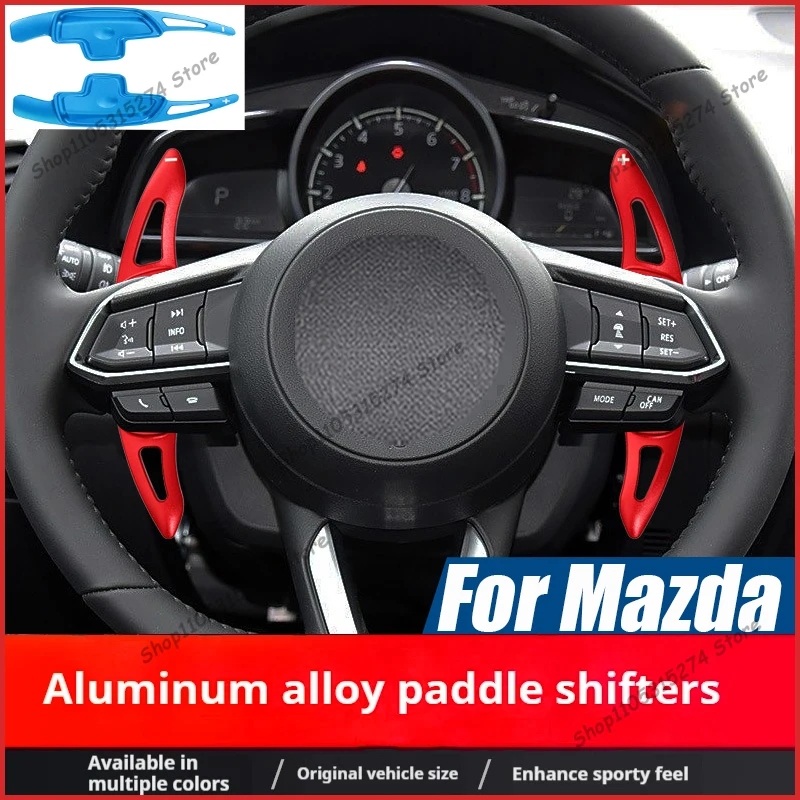 For Mazda Angkesela Steering Wheel Paddles Cx-4 Mazda 6 Atez Cx-5 Metal Shift Paddles Auto Accessories