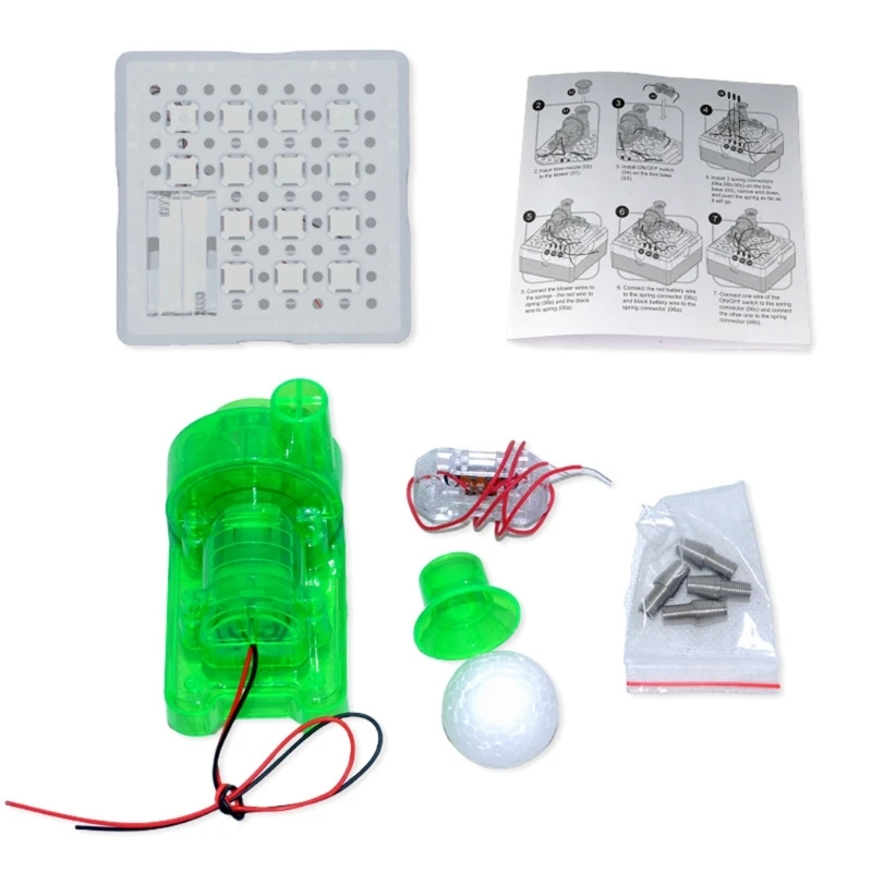 STEM Science Experiment Toy DIY Floating Ball Learning Set Snap-Together Activity for Home Projects, Classroom 15UB