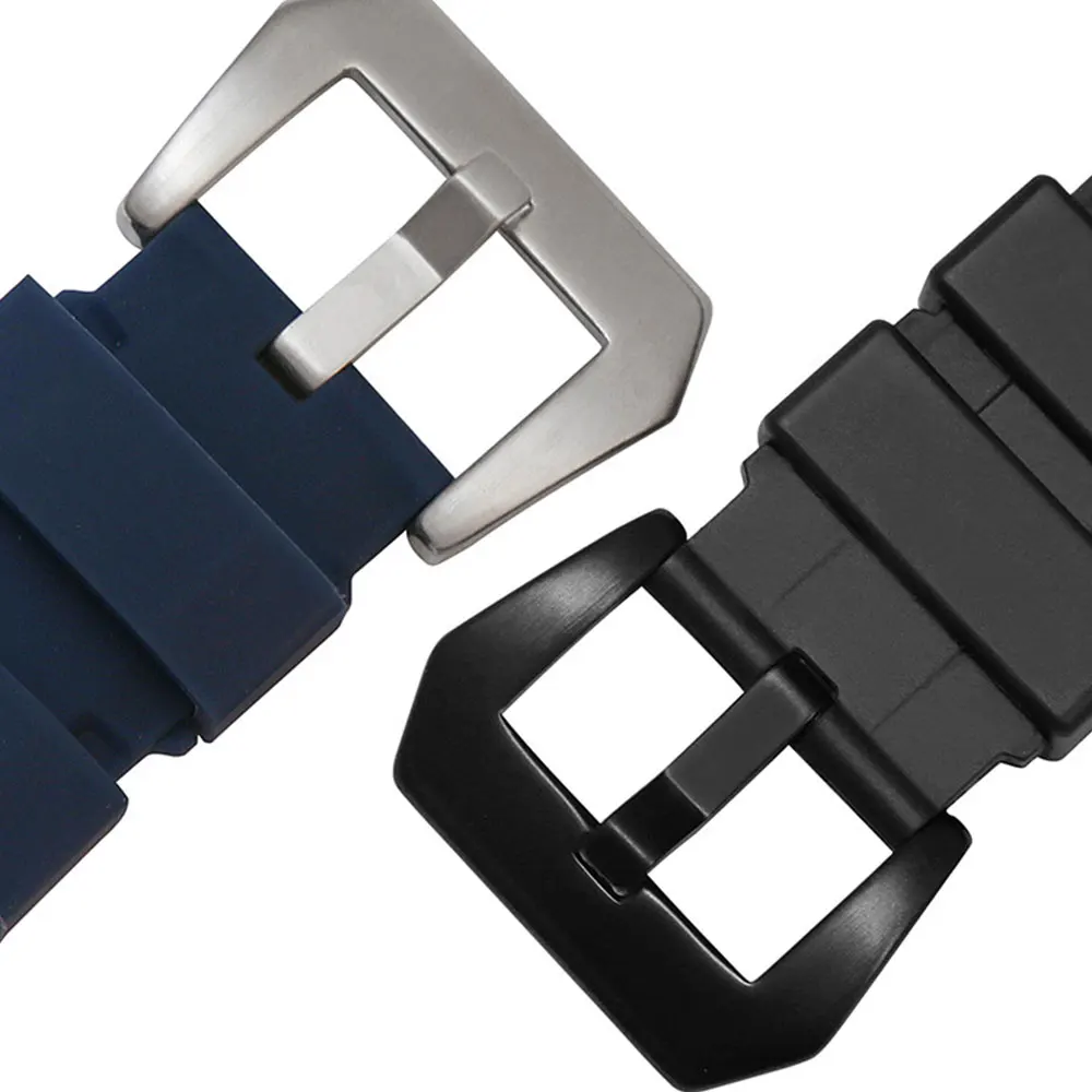 ユニバーサルラバー時計ストラップパネライサブマーシブル時計バンド腕時計バンド男性防水耐摩耗性交換部品