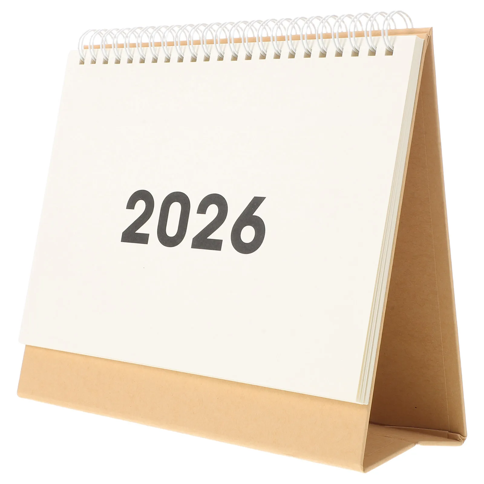 

1Set Elegant Desk Calendar 2025-2026 Thick Paper No Bleed 18-Month Monthly Planner 2025 to Dec 2026 for Office Home School