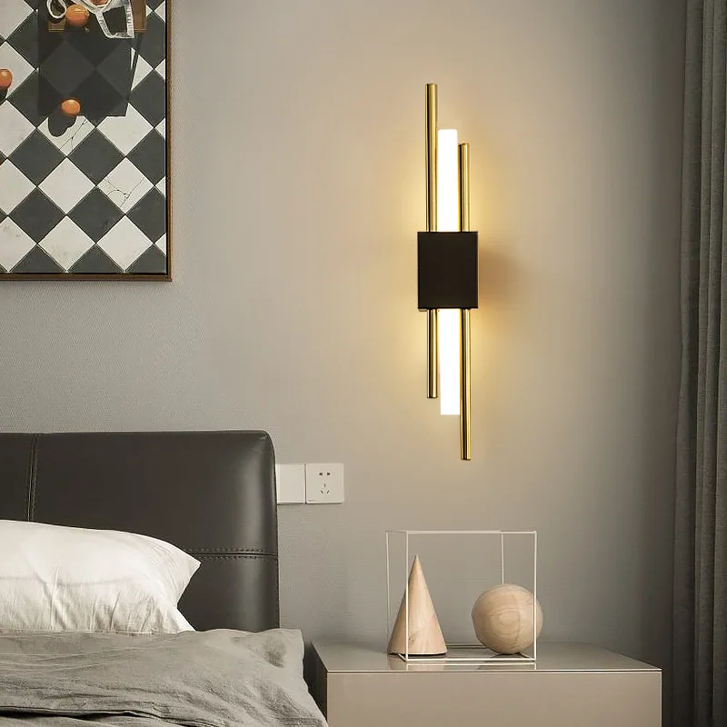 Modern Led Wall Lamp Indoor Lighting Nordic Decoration Wall Lights Living Room Corridor Bedroom Bedside Sconces Bathroom Mirror