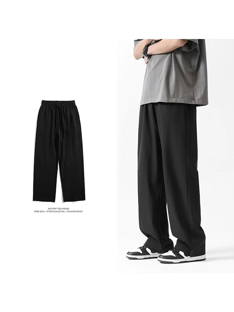 

Брюки-костюм Salt System Simple Straight Leg: осенние, легкие, премиум-класса, струящиеся, повседневные, в пол, молодежные, модные, для отдыха