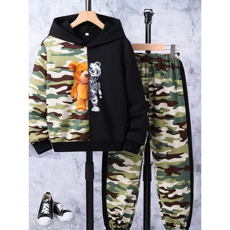 جديد الخريف لعبة وحدة التحكم سباق نمط 3D طباعة كاملة مقنعين البلوز والسراويل الرياضية مجموعة مناسبة للرجال