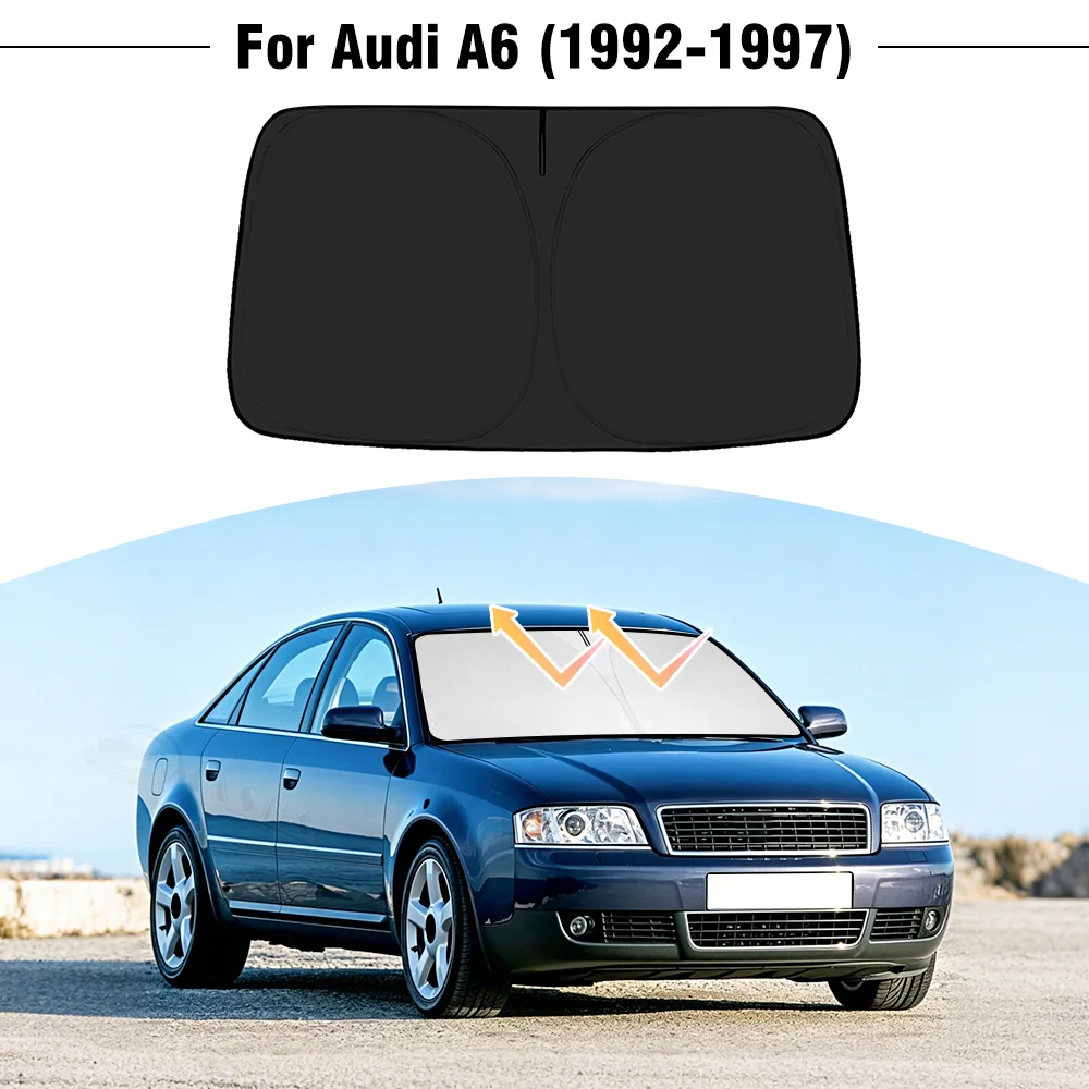 

Солнцезащитный козырек на лобовое стекло для Audi A6 1992-1997 годов, защита от УФ-излучения, аксессуары