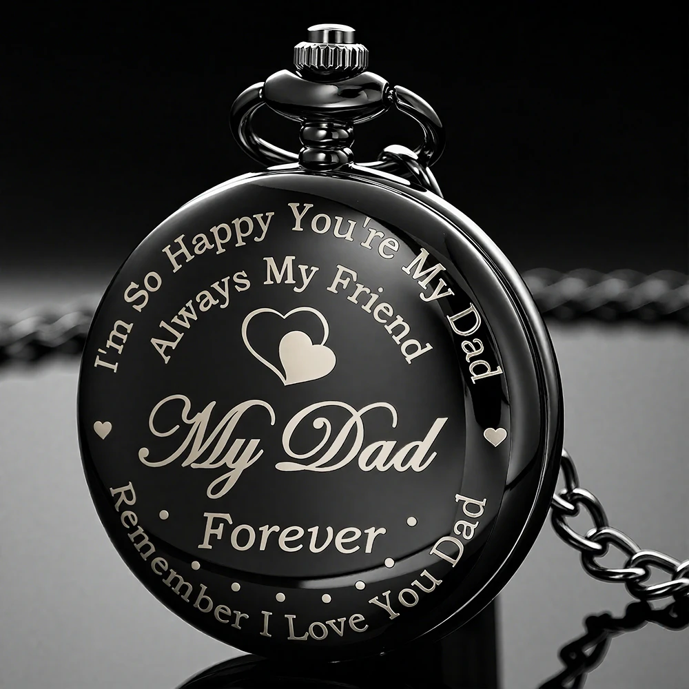 ساعات الجيب الرجالية Steampunk قلادة خمر سلسلة كوارتز ساعة الجيب إلى أبي عيد ميلاد هدية عيد الأب هدايا المناسبات