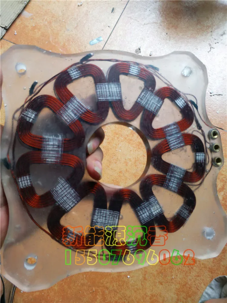 Diy Disc Generator Coreless Generator Coil Hollow Coil Wind Power Coil Motor Free Energy Research