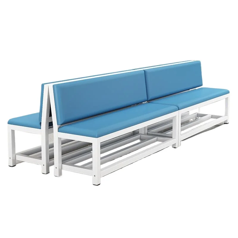 Bench Soft Bag Gym Stadium Technician Room Waiting Backrest Rest Area Bench Chair Sofa Shoe Change Stool