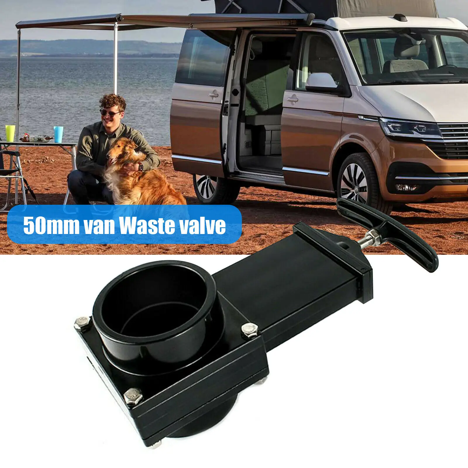 1 قطعة RV المجاري خزان المياه استنزاف صمام 50 مللي متر قطر الصرف الصحي استنزاف بوابة صمام للمنزل متنقل قافلة شاحنة تخييم RV اكسسوارات #4