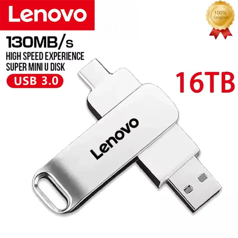 

Lenovo металлический флеш-накопитель USB 3,0, 16 Тб, 128 ГБ, 512 ГБ