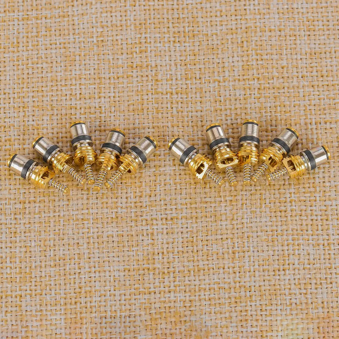 10pcs Copper Air Conditioning A/C High Pressure Valve Core Fit For Citroen