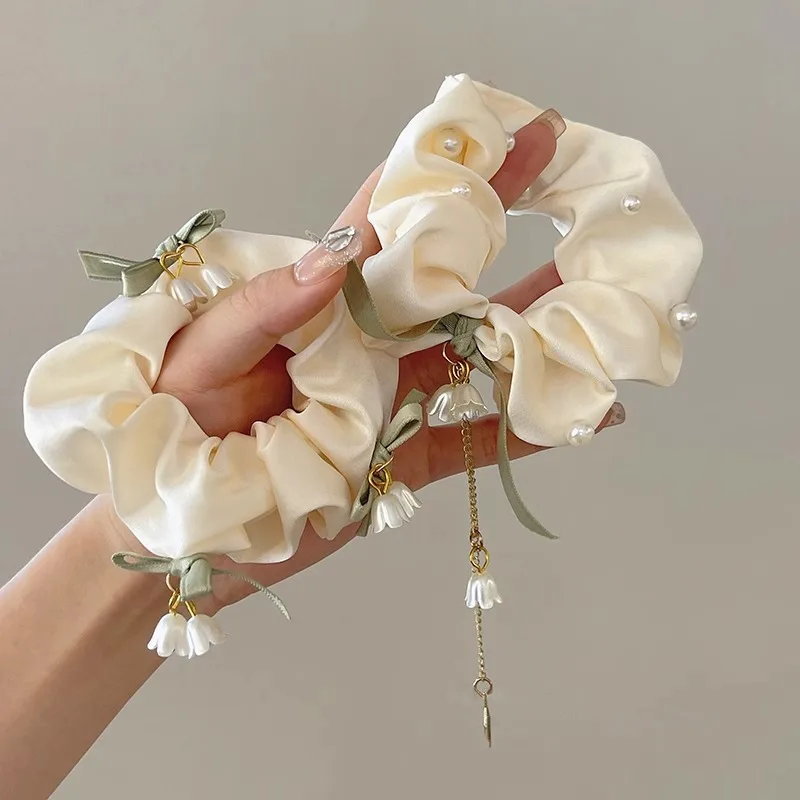 

Fashionable and Sweet Bell Orchid Headband, High-end Bow Hair Accessory, Fresh and Versatile Headwear, Girls' Hair Clip