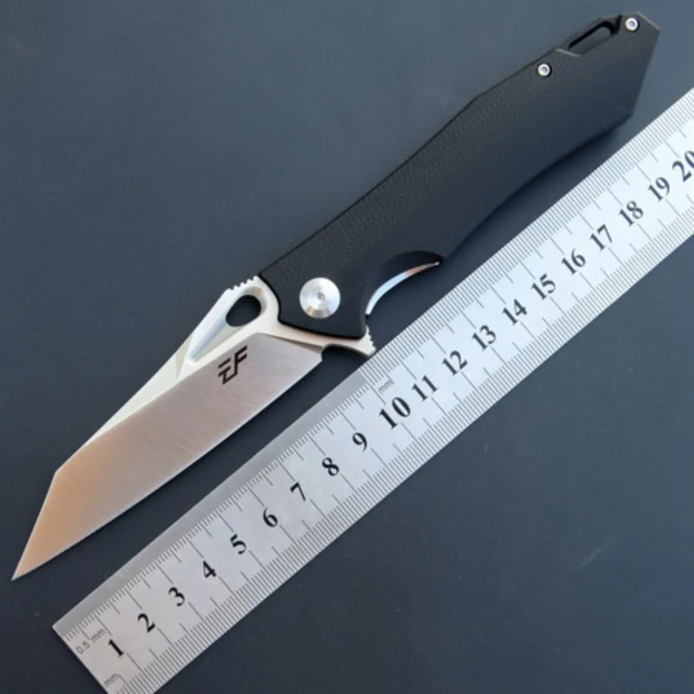 

Складной нож EF D2 Flipper, походные ножи, нож премиум-класса для выживания, тактический нож 60Hrc, сверхпрохладный складной инструмент Edc, дропшиппинг