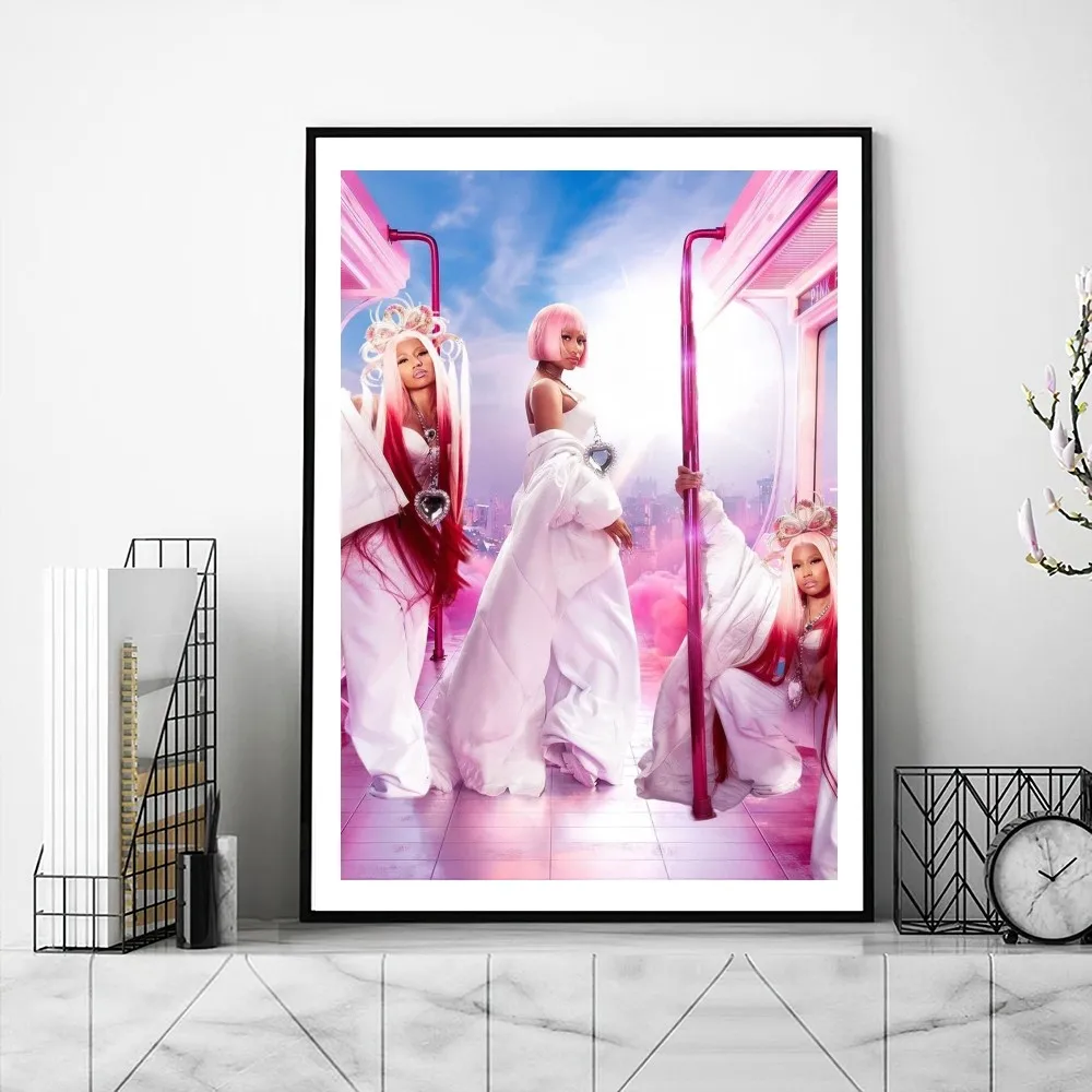 Nicki Minaj Pink Friday 2 Poster Gallery stampe autoadesive decorazioni per la casa decorazione decalcomanie da parete adesivo soggiorno