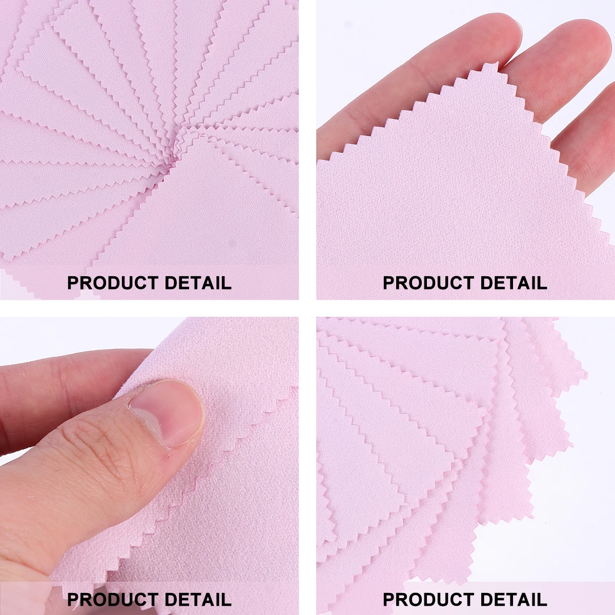 

100pcs Silver Cleaning Cloth 8x8cm Microfiber Jewelry Wipes Tarnish Remover Bulk Supply Home Use Glasses Cloth