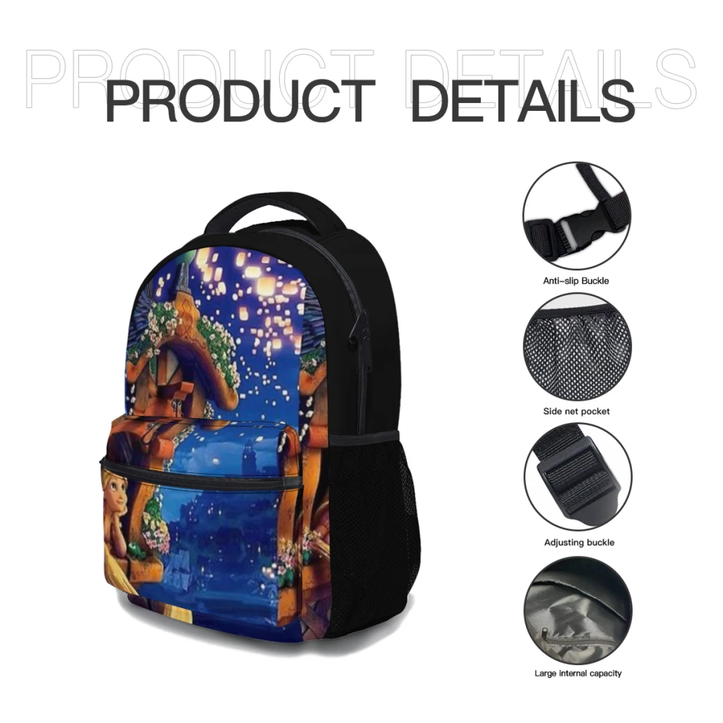 Mochila emaranhada nova moda feminina meninas de alta capacidade à prova dwaterproof água faculdade mochila na moda meninas portátil sacos escolares 17 polegada   ﻿