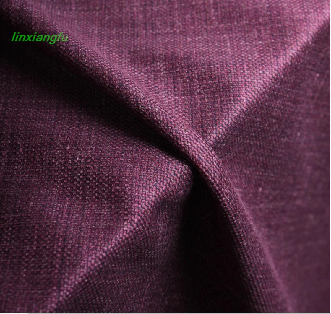 Silk wool linen casual suit fabric, men's suit trousers clothing fabric.