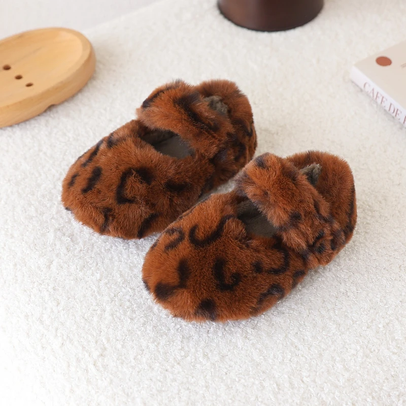 2025 شتاء جديد الأطفال حذاء كاجوال أحذية قطنية للفتيات موضة الكورية نمط لينة وحيد عدم الانزلاق تنوعا الأميرة الأحذية