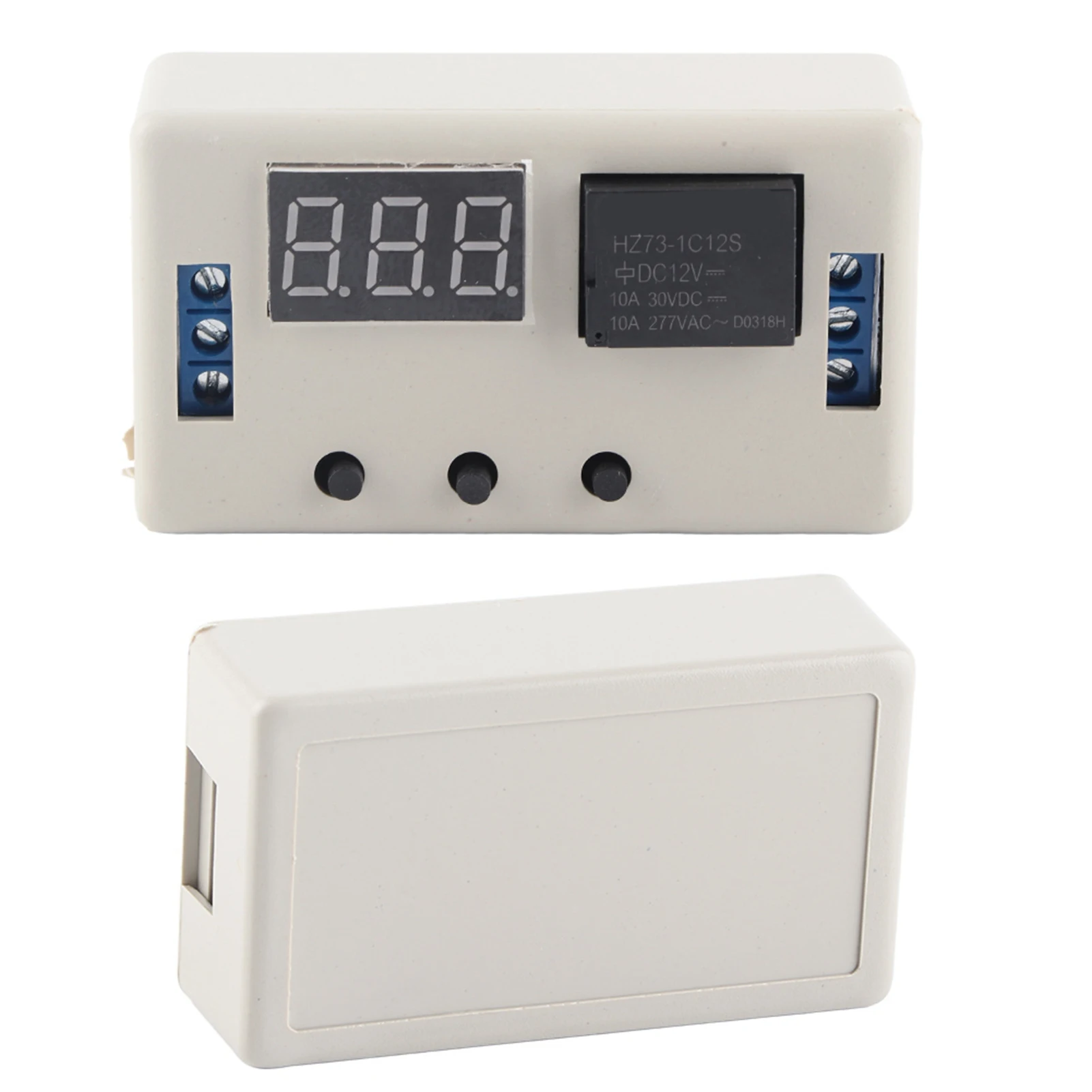 Relè timer LED, modulo interruttore di controllo automazione relè timer regolabile display LED 12V