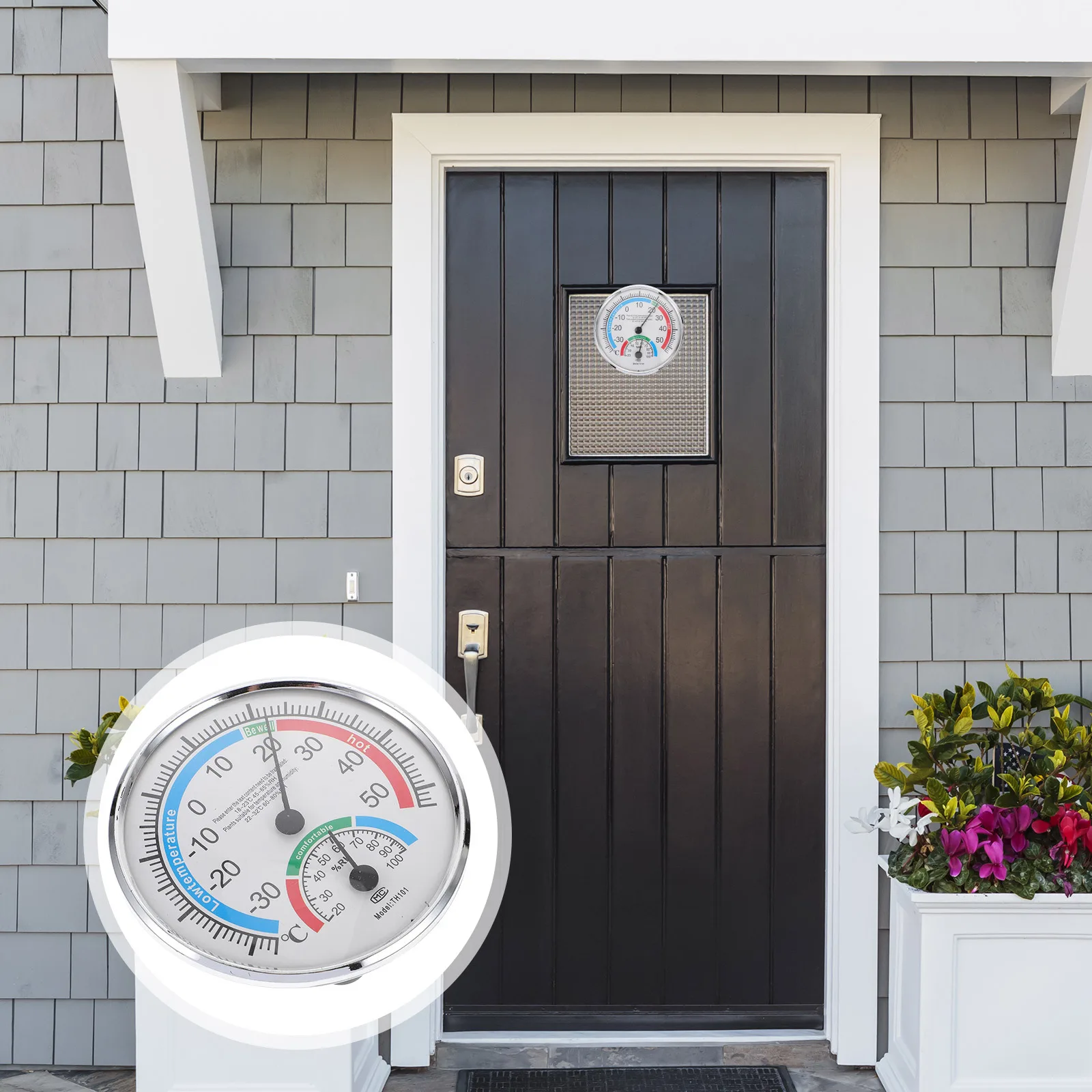 

Hygrometer Indoor Thermometer High Precision Temperature Humidity Monitor For Home Sauna Room Outdoor Patio