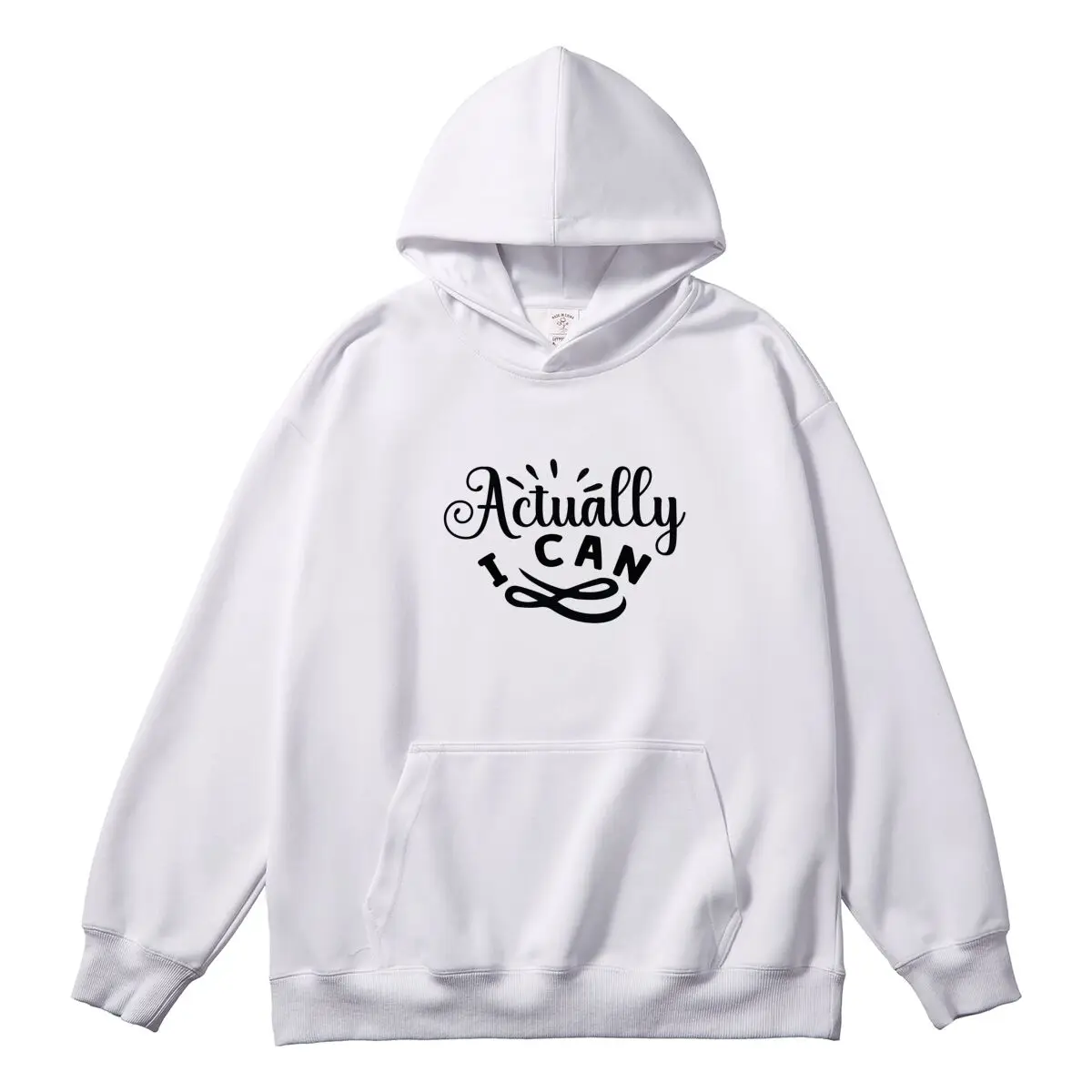 Oversized Women's Hoodies Slogans Graphic Printed Sweatshirt Female Classic Hooded Pullover Autumn Thick Sportswear