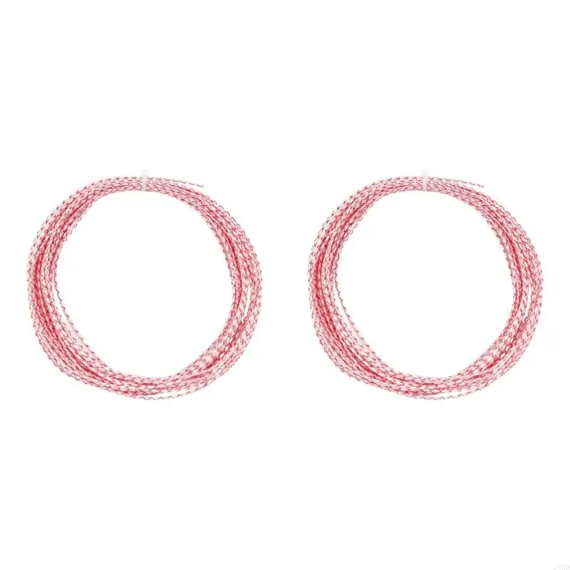 Nylon Multifilament Tennis Strings, Set of 2 Composite Fiber Strings for Tennis Restringing and Regular Tennis Play Use 24BD