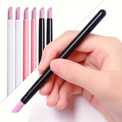 5pcs/Set Nail Quartz Scrub Pens Cuticle Remover Tool Pen-Shaped Exfoliator Nail Care Dead Skin Sanding Manicure Polishing Stick*