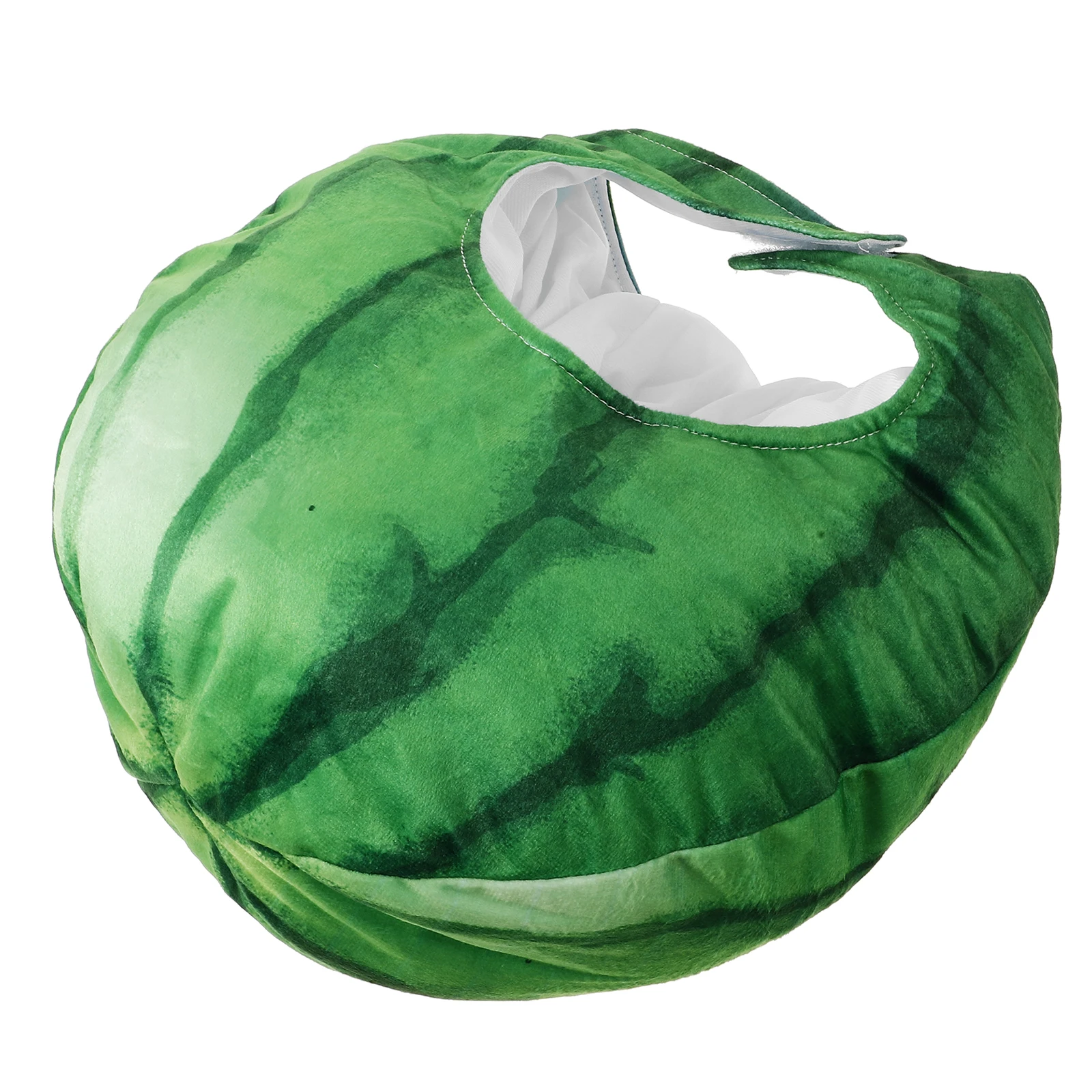 

Watermelon Hat Funny Cute Party Costume Fruit Headpiece Soft Wearable Accessory For Halloween Cosplay Performance Prop