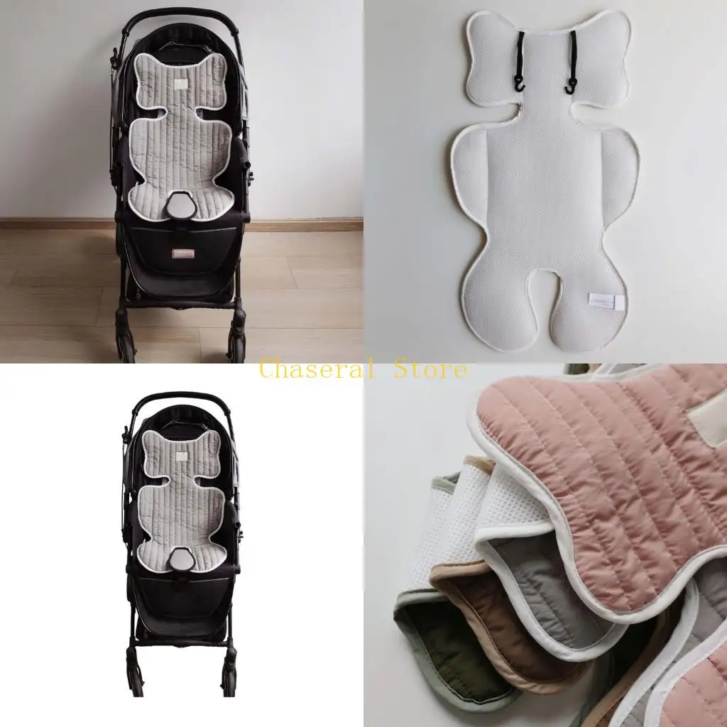 E7CE Baby Pram Cushion Spring Summer Breathable Baby Strollers Cushion Pushchair Liners Pad for Carriers