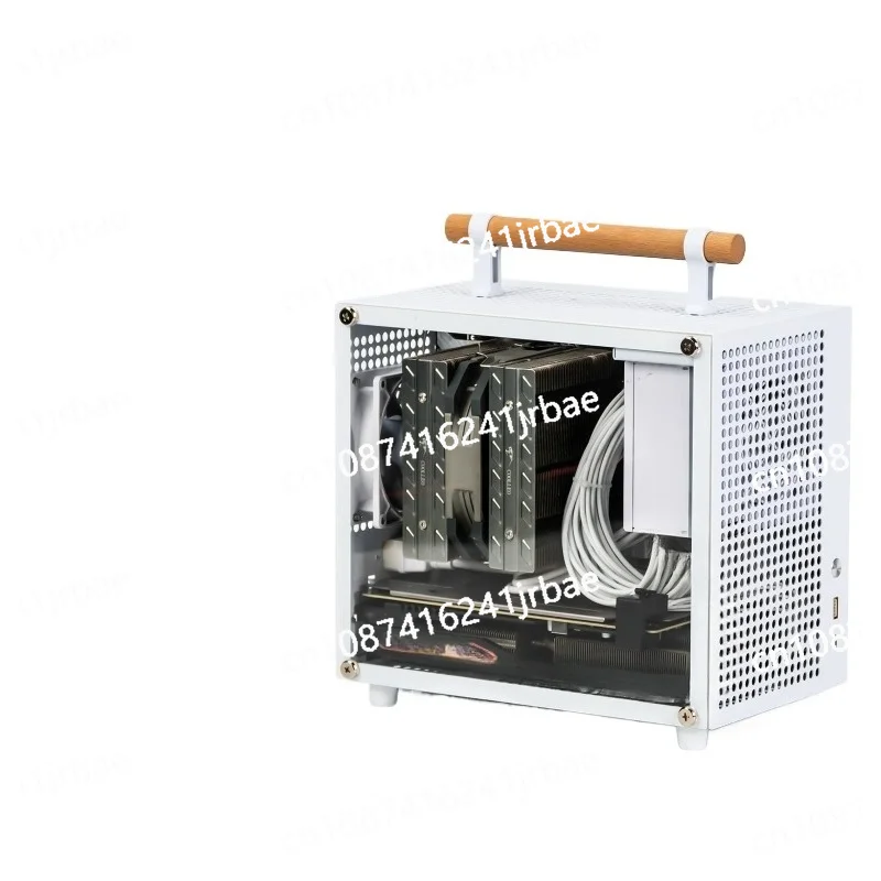 

Корпус настольного игрового компьютера с боковыми панелями из закаленного стекла, алюминиевый корпус компьютера, тип стойки