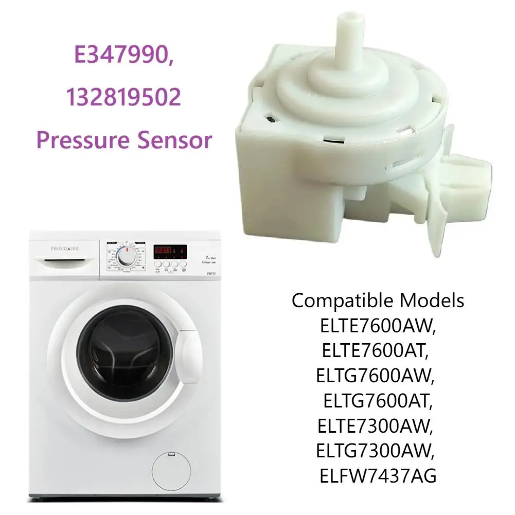 For Frigidaire ELTE7600AW Front Loading Washer E347990, 132819502 Pressure Sensor/Switch