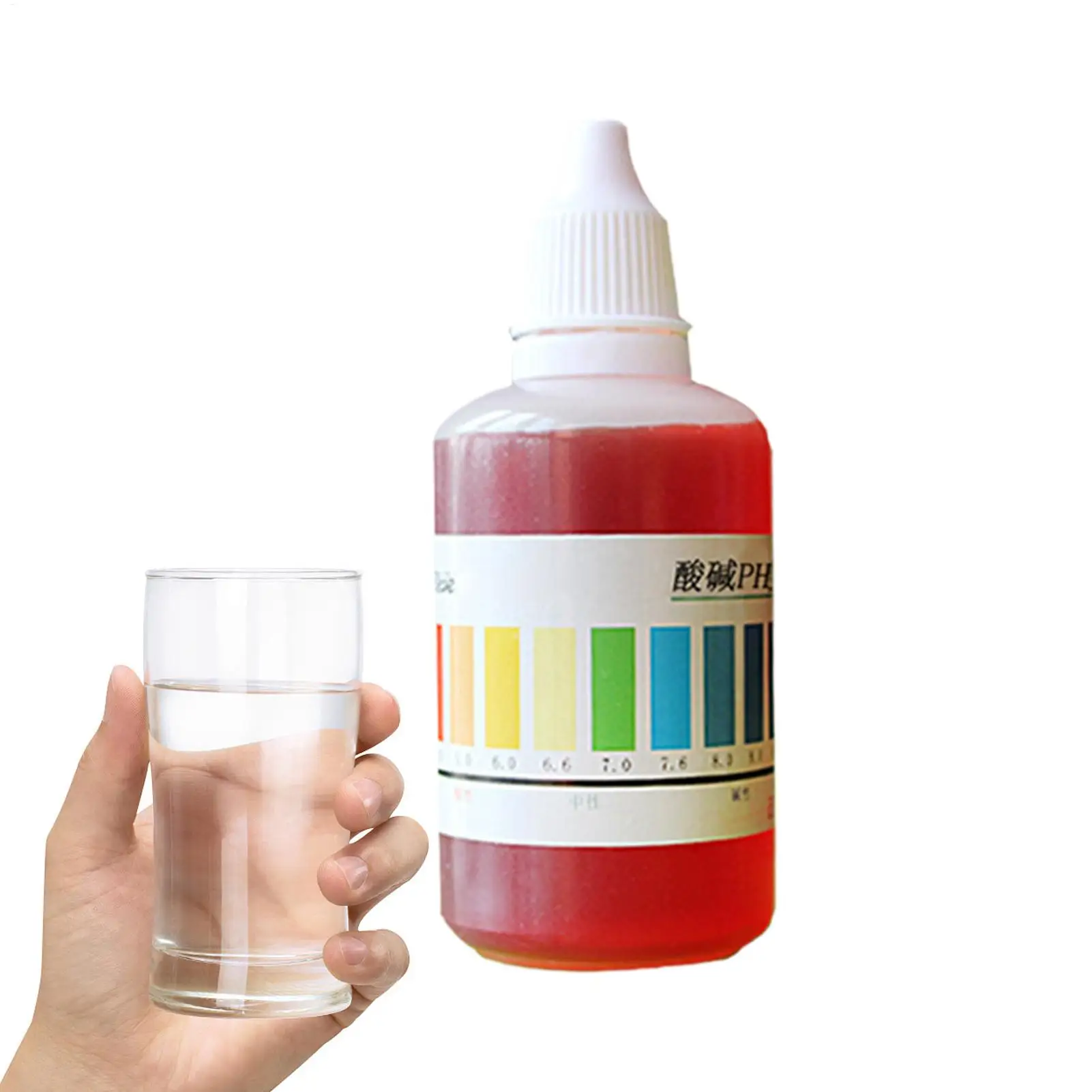 50ml PH Water Test Solution Multipurpose Water Tester Paper High Precision Easy Detection Laboratories Aquarium Pool Accessories