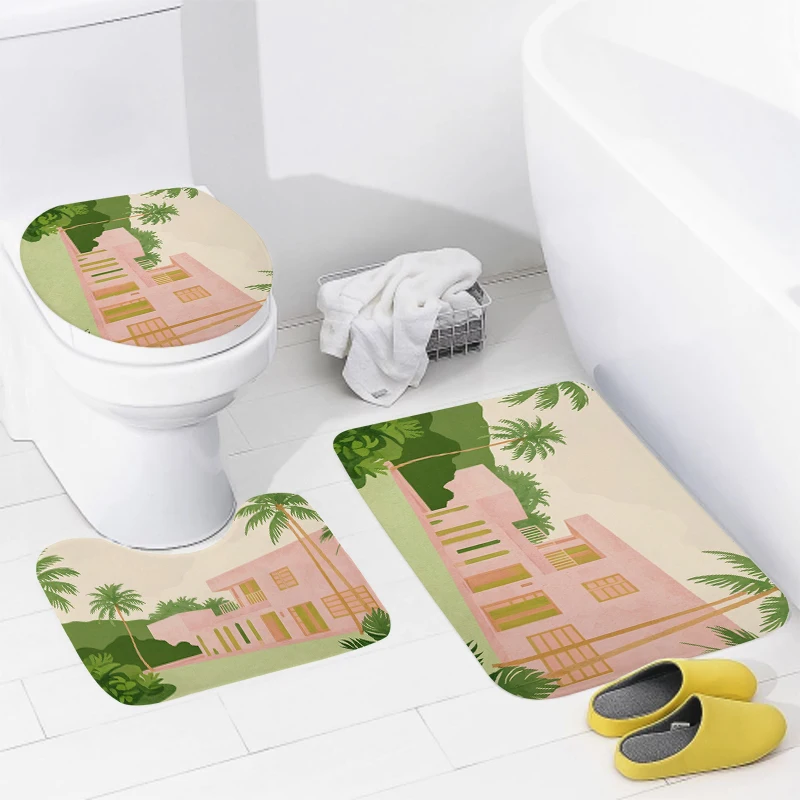 집 입구 카펫 홈 문짝 매트, 북유럽 거실 목욕 발 욕실 미끄럼 방지 러그 장식, 보호 북유럽 모던 추상