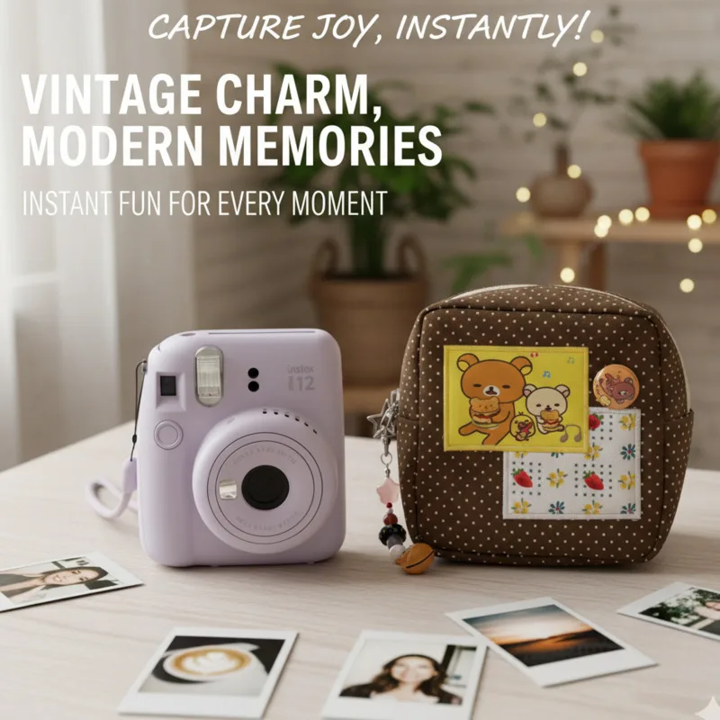 

Embroidery Y2K Rilakkuma Wallet Makeup Bag Tote Bag Patchwork Printed Miscellaneous Storage Bag High Capacity Portable Bag New