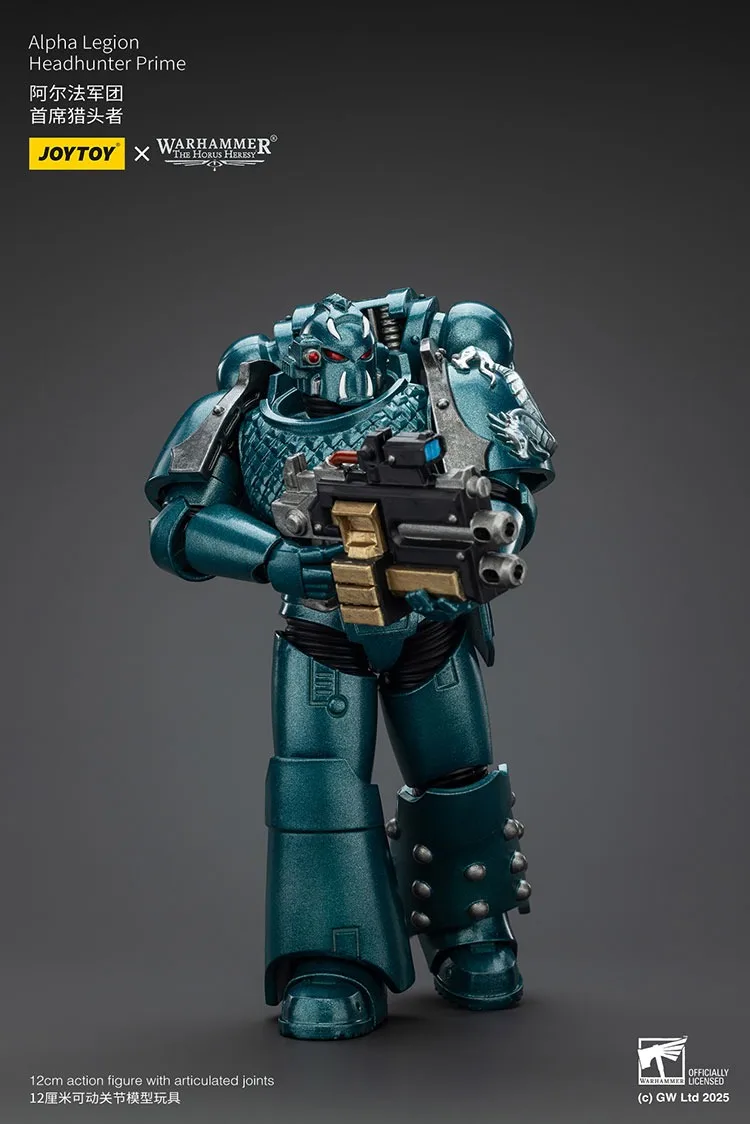 

JOYTOY "The Horus Heresy" Warhammer Alpha Legion Headhunter Prime Action Figures Doll Decoration Original Gift Collection Model