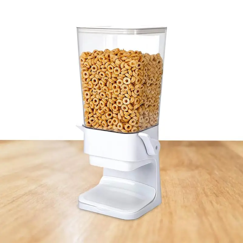 Countertop Cereal Dispenser Kitchen Storage Container Food Grain Rice Container Sealed Cereal Dispenser Food Nuts Flour Rice Jar