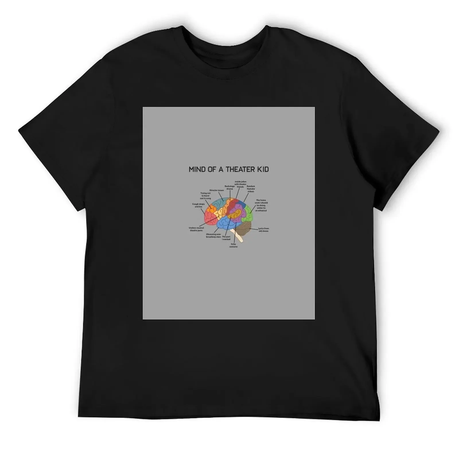 

Mind of A Theater Kid Funny Musical Broadway Theater Nerd Actor Actress Drama Tee Gift T-Shirt anime t shirts clothes for men