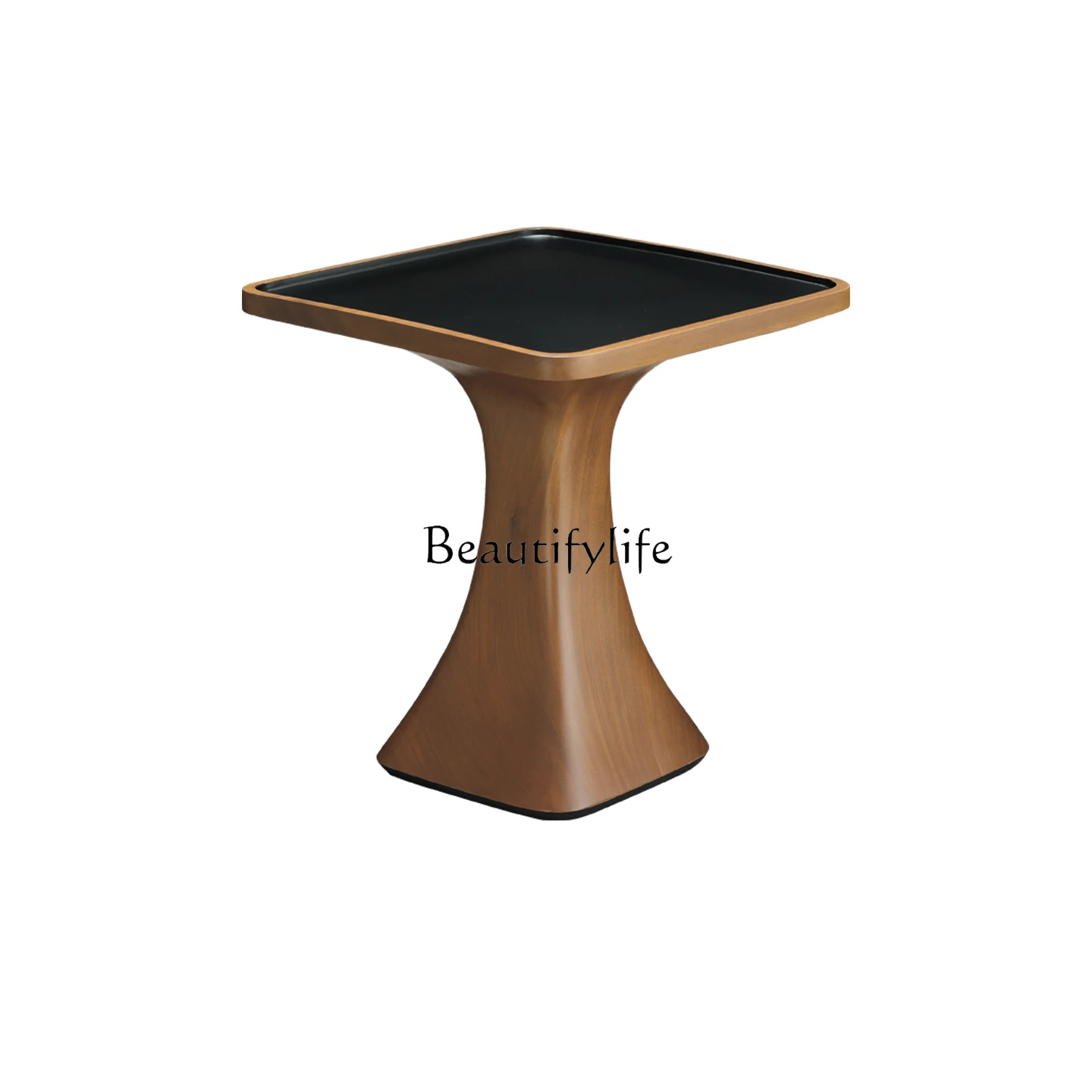 

Nordic solid wood edge few creative sofa side table balcony mini table