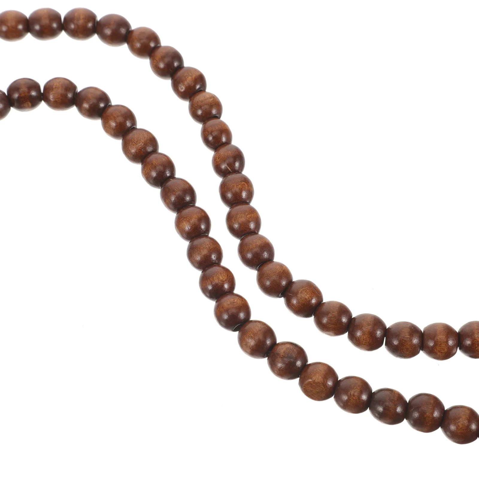 

Wooden Bead Rosary Necklace Vintage Cross Pendant Handmade Chain Jewelry For Men Women Fashion Hip-Hop Accessory