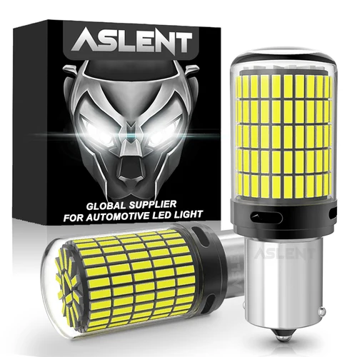 2 uds 4014 150SMD 1156 BA15S P21W BAU15S PY21W 7440 7443 1157 BAY15D P21/5W 3157 bombillas LED CanBus luz de señal de giro inverso de freno